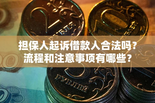 北京担保人起诉借款人合法吗？流程和注意事项有哪些？