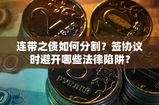 北京连带之债如何分割？签协议时避开哪些法律陷阱？