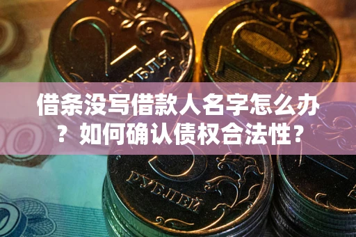 北京借条没写借款人名字怎么办？如何确认债权合法性？